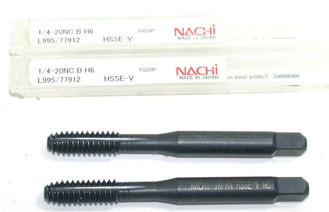 Lot of 2 Nachi 77912 H5 Viper Taflet Form Bottom Tap 1/4-20NC B H6 HSSEV 995 New