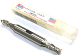 Regal 052154JM 1/4" Diameter 3/8" Shank 2 Flute Double End HSS End Mill