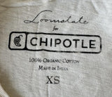 Loomstate Women's Chipotle 2012 All Managers Conference Beige Shirt Size X-Small