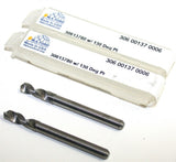 Lot of 2 M.A. Ford 30613780 3.50mm Size, 165°, Solid Carbide Micro Twist Drills