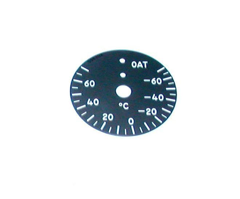 Oat S5530A -60- + 60 l Degrees Celsius Metal Dial 1-3/4" Diameter