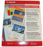 Box of 100 Sheets Canon 8.5" x 11" High Resolution Paper F51-2111-400
