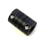 New Flexible Aluminum Shaft Coupling 1-1/2" L 1/2" X 1/4" Bore