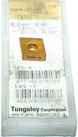 Lot of 10 New Tungaloy CNMA120408 T5020 Carbide Turning Inserts