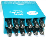 Lot of 12 New Besly 1/4"-28 GH3 NF 3-Flute High Speed Bottom Spiral Taps 11902