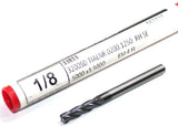 Fullerton 33813 1/8" Diameter 4 Flute Solid Carbide TIALN Coated .02 CR End Mill