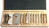17 Piece Angle Block Set 1/4 to 45 degrees w/Case