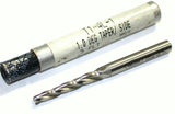 Weldon T1-4L-1 1 Degree 1/8" Diameter 3/16" Shank 3 Flute HSS Tapered End Mill