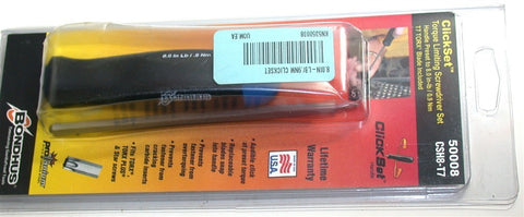 Bondhus 50008 ClickSet Handle – 8.0 in-lb/0.9 Nm + T7 Torx Blade