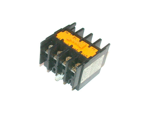 TELEMECANIQUE LA1-D40 AUXILIARY CONTACT BLOCK 10 AMP 4 N.O. CONTACTS