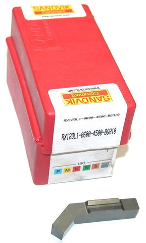 Sandvik Indexable CoroCut 1-2 Carbide Blank insert RX123L1-0600-4500-BGH10 New