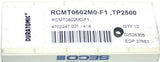 Lot of 10 New SECO RCMT0602M0-F1 TP2500 Carbide Round Turning Inserts
