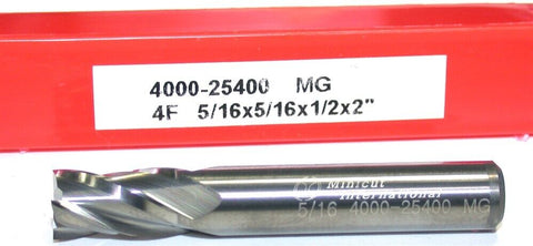 YG-1 Minicut 4000-25400 5/16" Diameter 5/16" Shank 2 Flute Carbide End Mill New