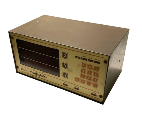 Quality Measurement Systems Quality 800 X/Y/Z 3-Axis Controller - SOLD AS IS