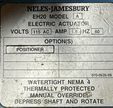 Neles-Jamesbury EH20-A Electric Actuator 115 VAC 1.5 AMP 60 Hz EH20 A