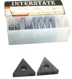 Lot of 10 Interstate TNMG-431 I-22 Double Side Cemented Carbide Inserts