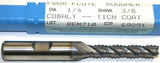 Up to 4 New Niagara Cutter 1/4" 4 Flute Tin Coat Roughing End Mill REM710 69291