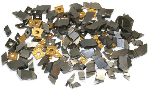 Approximately 9lbs Large Lot of Sandvik Carbide Indexable Inserts