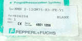 New Pepperl + Fuchs NMB 2-12GM75-E3-FE-V1 Inductive Proximity Switch Sensor
