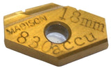 Madison Cutting Tools 1160-221-01800 18mm Carbide Spade Drill Inserts