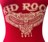 Kavio Women's Kid Rock American Badass 2011 Graphic Red Tank Top Size Small