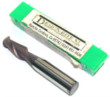 Design-Rite XL D6621354 23/64" Diameter 2 Flute ALTiN Coat Carbide Ball End Mill