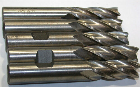 Lot of 5 Putnam RBC 13mm 4 Flute HSS End Mills