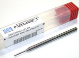 Kyocera P3B00469E_1 .0469" Carbide Ball Endmill 3FL 1/8" Shank
