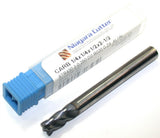 Niagara N09794 1/4" diameter 1/4" Shank 4 Flute Carbide ALTiN Coat End Mill New