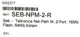 Teltronics SEBNPM2 Site Event Buffer Net-Path M 100-250VAC 47-63Hz 1A 16Mb Sdram