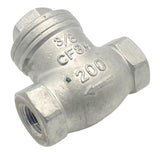 Sharpe 20276 Swing Check Valve 3/8IN CF8M 200NPT Stainless Steel Threaded