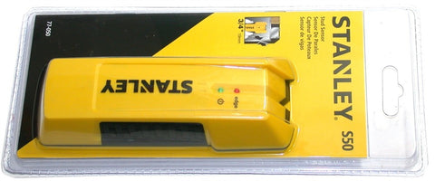 Stanley S50 Edge-detect ¾ inch LED Indicators, 9 Volt Battery Stud Finder