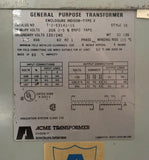 Acme T-2-53141-1S General Purpose Transformer 208 V 1.5 KVA 1 Phase