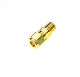 New Parker 6-4 FBZ-B Straight Brass Compression Fitting 1/4 NPT X 3/8" Tubing