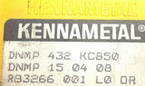 Lot of 5 Kennametal DNMP 432 KC850 Kenloc Carbide Negative Turning Inserts