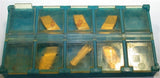 Lot of 6 New Iscar GIF 4.45 0.15 IC825 Carbide groove & parting inserts