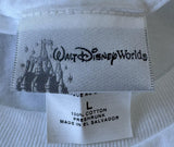 Walt Disney World Men's Mickey Mouse Dazed Graphic White Shirt Size Large