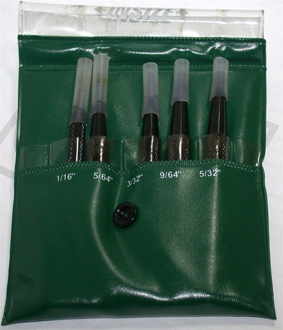 Insize 7251 5 Piece Hardened Center Punch Set