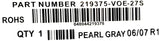 Cortelco 219375-VOE-27S Patriot Handsfree Telephone HAC VC 06-07R1 Pearl-Gray