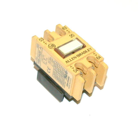 ALLEN BRADLEY 195-FA20 AUXILIARY CONTACT BLOCK 10 AMP 2 N.O. CONTACTS