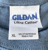 Gildan Men's Eagles Summer Tour 2010 Graphic Blue Short Sleeve Shirt Size XL