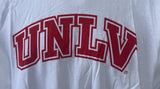 Anvil Men's University Of Nevada Las Vegas UNLV Graphic White Shirt Size 2XL