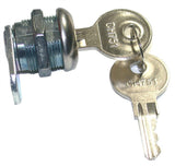 Cam Lock CH751 5/8" Body 1-3/16" Straight Cam w/ 2 Keys For Toolbox RV Cabinet