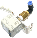 SMC ZSE30A-01-D 12 - 24VDC Digital Vacuum Pressure Switch W/ cable and bracket