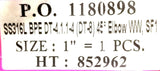 ASME BPE 1180898 45° Elbow RJ 316/L 1" SF1 HT#852962 SS316L DT-8