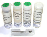 Lot of 4 Contour Fine Tooling Inc. 15742-C-R20-020 Diamond Cutting Tools