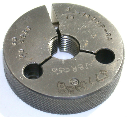 Pratt & Whitney 9/16"-16 UNF-2A Adjustable Go Thread Gage