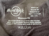 Hard Rock Cafe Women's Las Vegas Navy Short Sleeve Shirt Size Medium