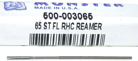Monster Tool 500-003065 4-Flute Straight Flute .0350" Carbide Reamer New