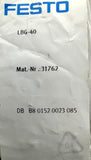 Festo LBG-40 Clevis Foot Mounting Bracket Material 31762